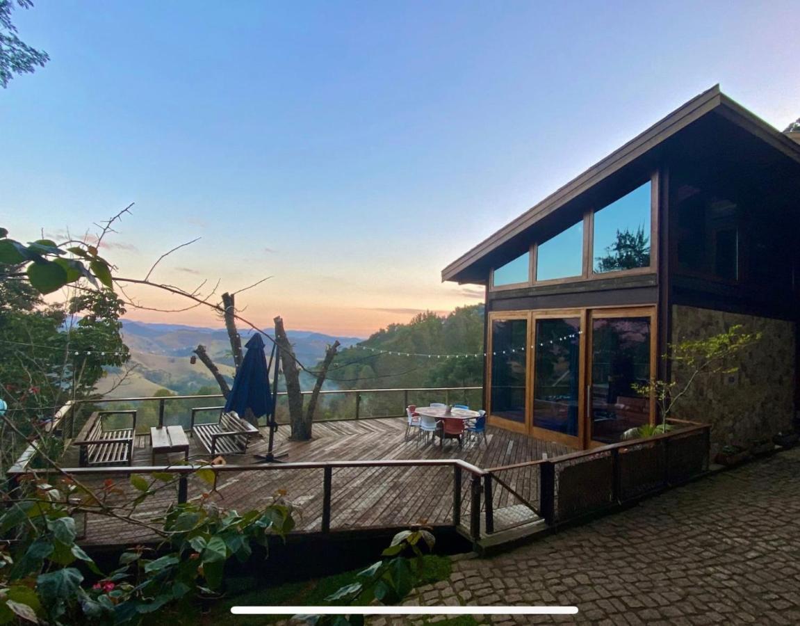 Casa De Vidro Com Vista Mantiqueira - Com Cafe E Staff Villa Campos do Jordão Buitenkant foto