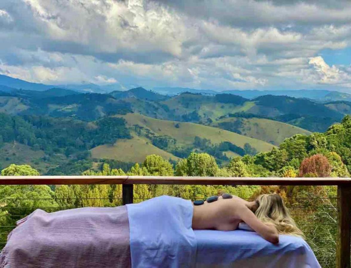 Casa De Vidro Com Vista Mantiqueira - Com Cafe E Staff Villa Campos do Jordão Buitenkant foto